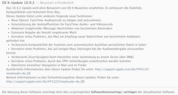 OS X 10.9.2 Update